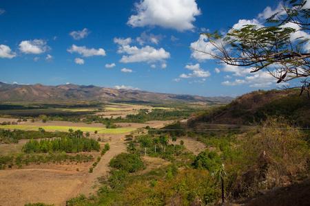 殖民地的奴隸查看上 valle de los ingenios 對糖料種植園,古巴照片